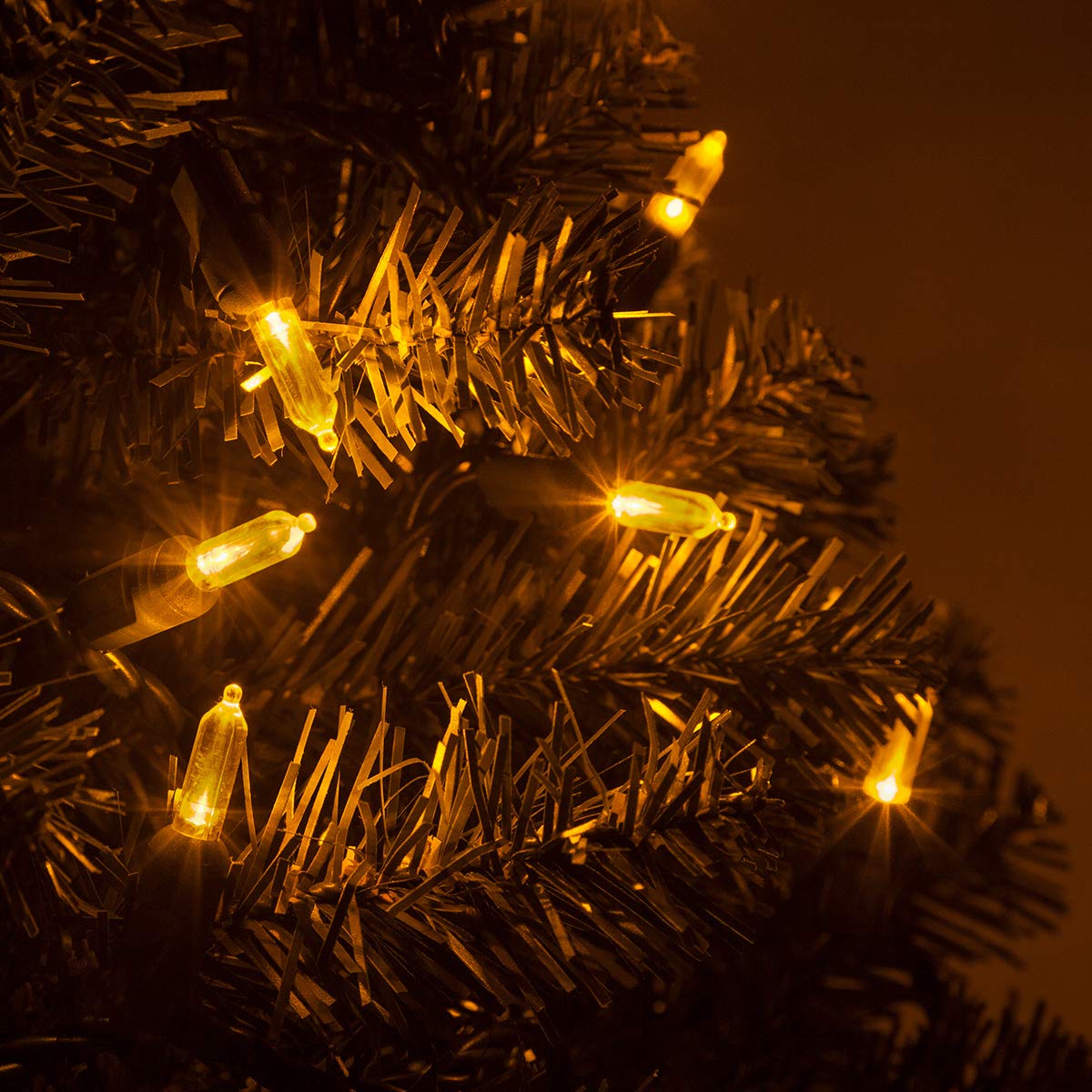 Amazon.com: T5 LED Gold Christmas Lights, 50 Count 25.5 ft Indoor